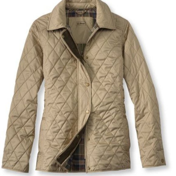 LL Bean Quilted Riding Jacket - Picture 2 of 11